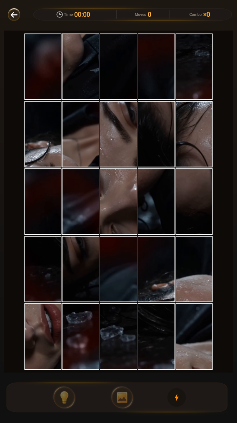 Story image puzzle gameplay